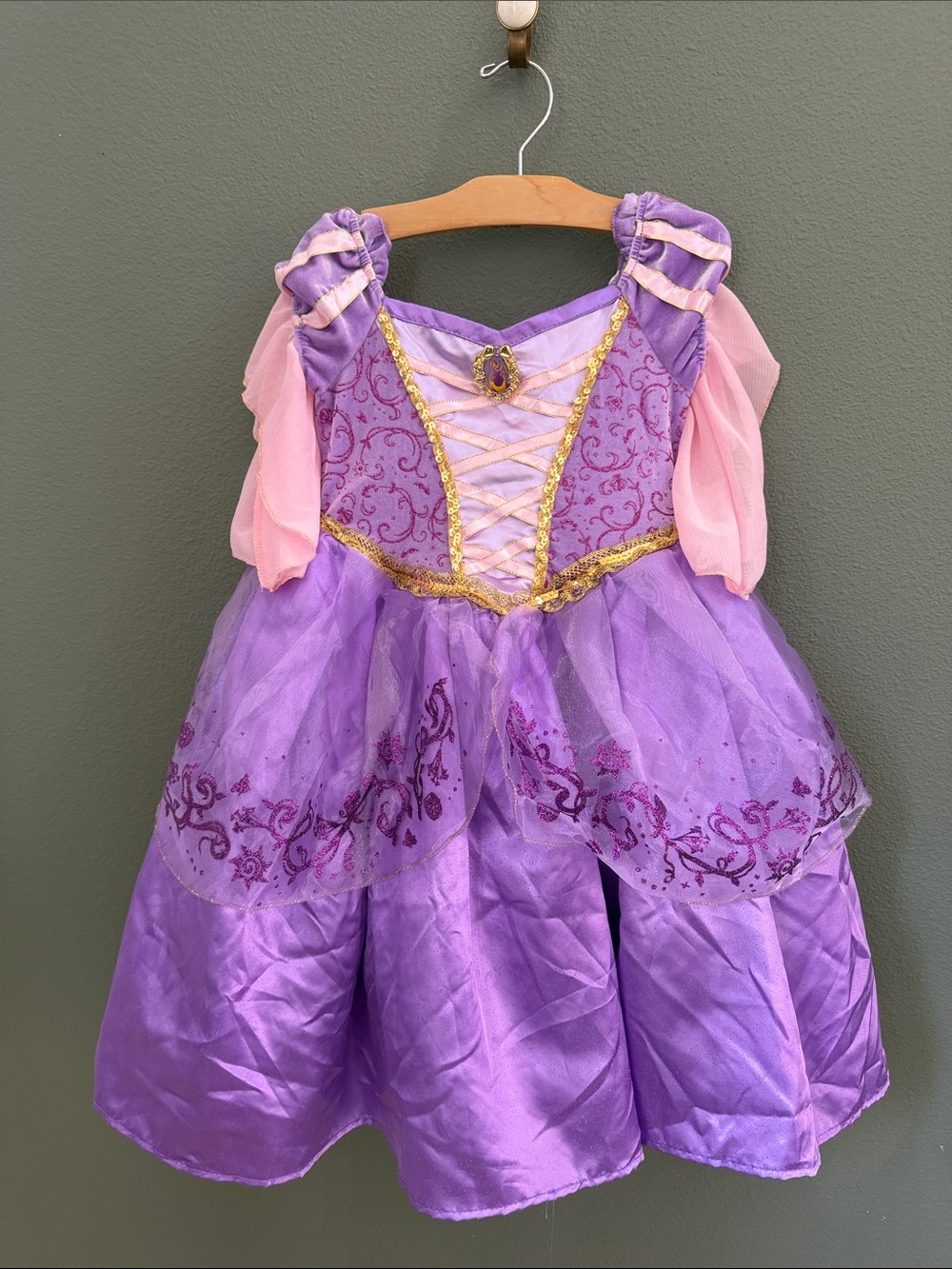 Disney Rapunzel Princess Dress Tangled Size 3/4T